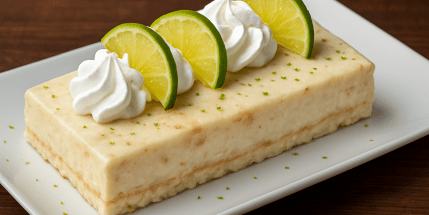 Tarta de lima y galletas María