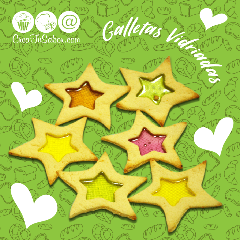 Deliciosas galletas vidriadas para esta navidad