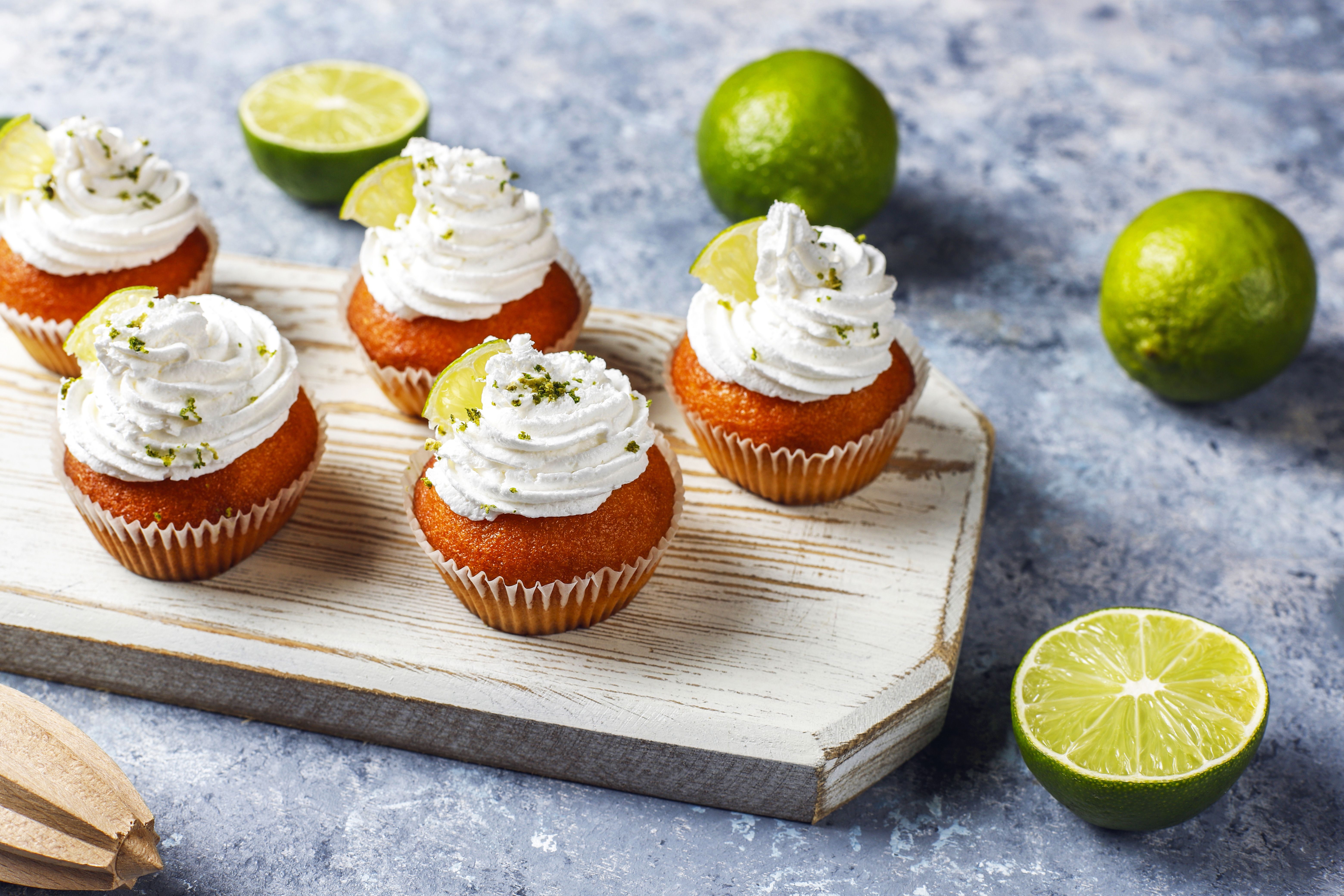 Receta de cupcakes de mojito