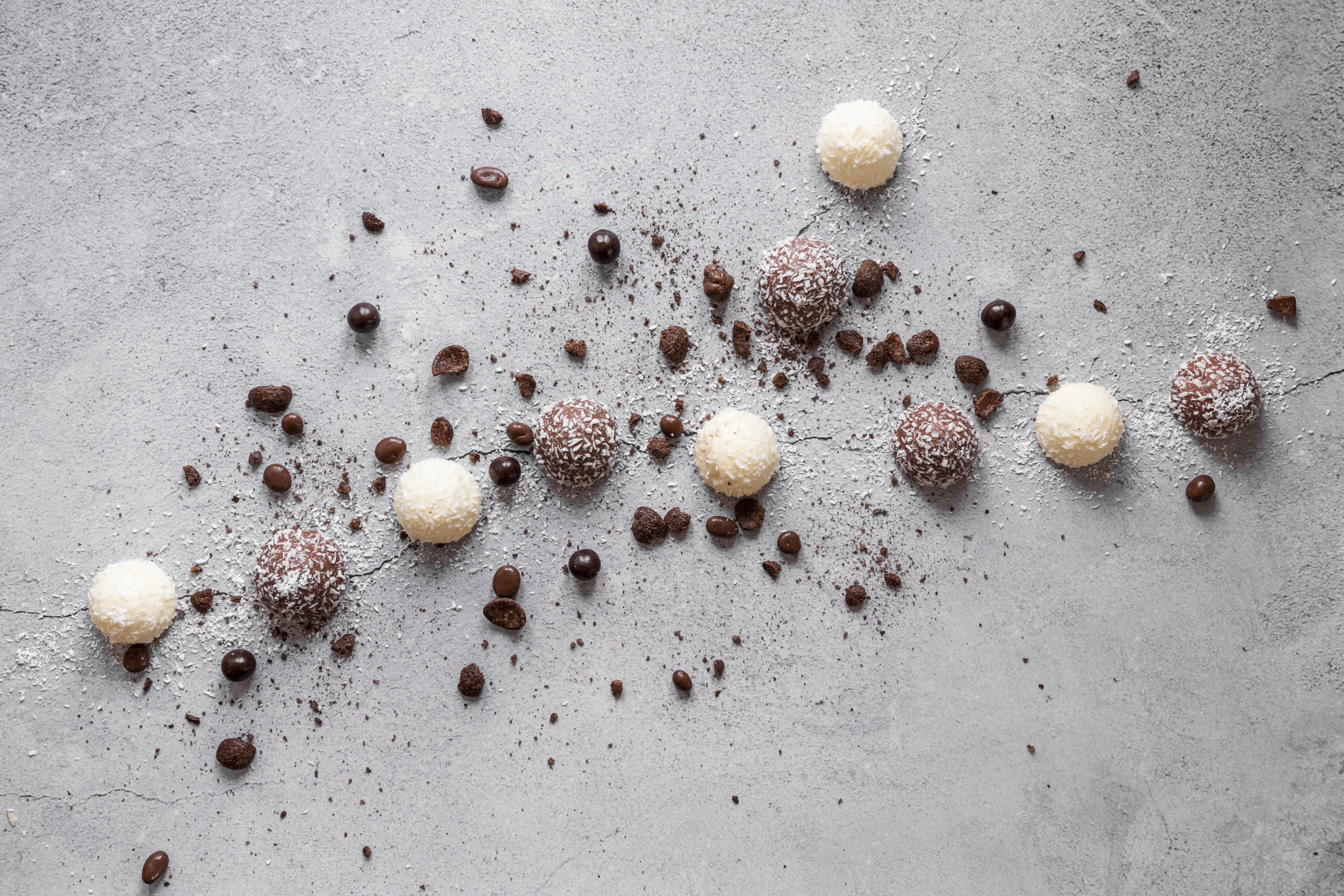 Receta de Trufas de Chocolate Blanco y Matcha
