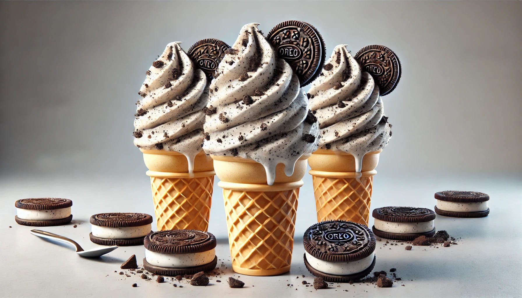 Receta de Helados de Oreo