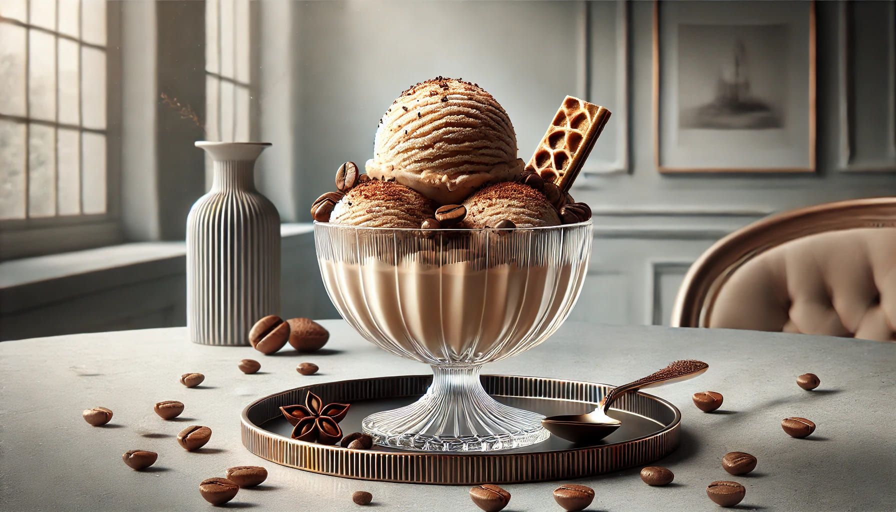 Receta de Helado de Café	