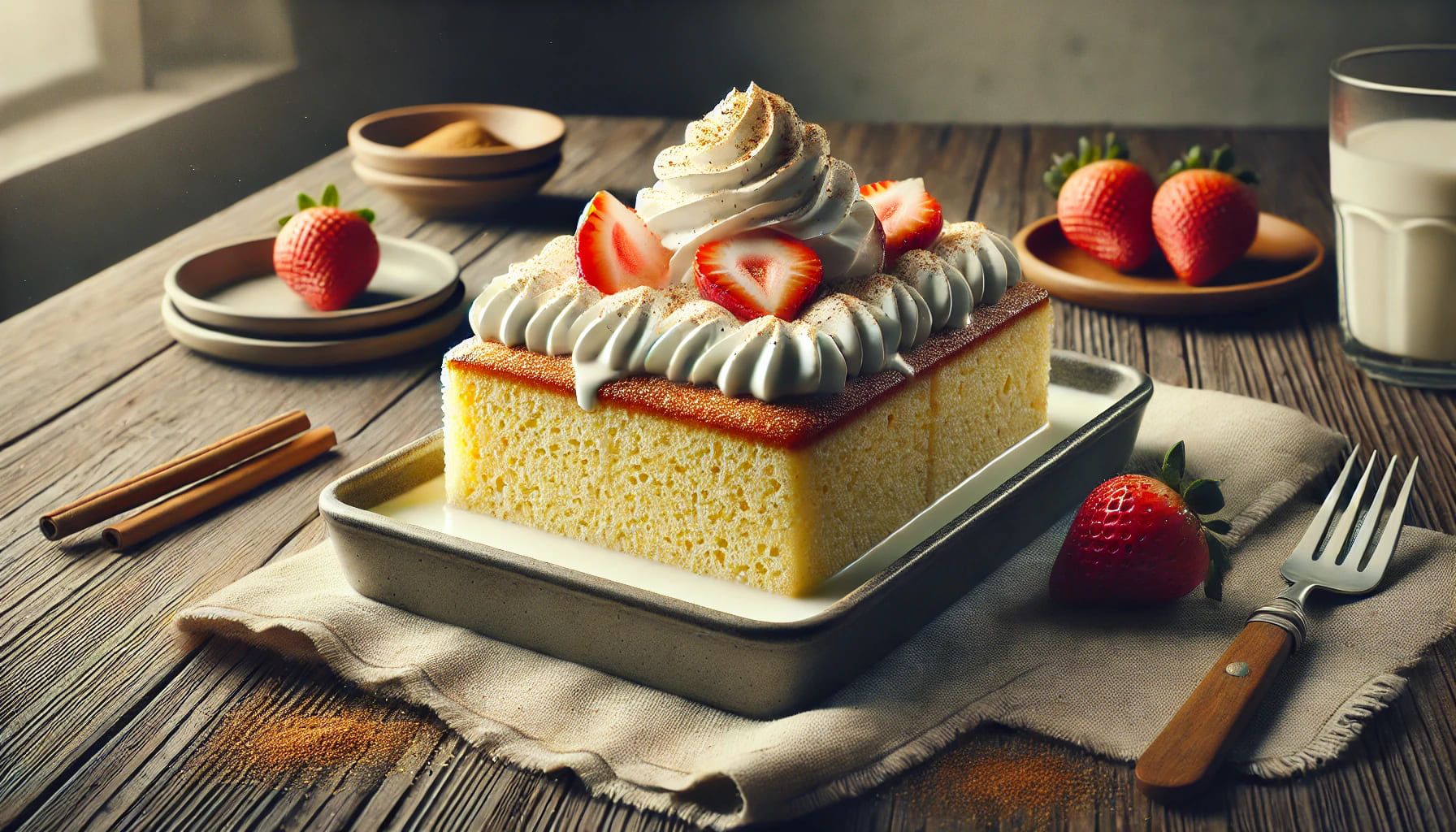 Receta de Tarta a las Tres Leches