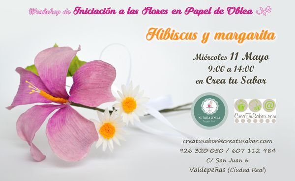 Nuevo Curso: Flores con papel de oblea (Paper Wafer)